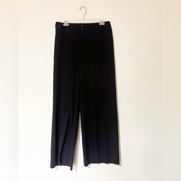 Lauren Ralph Lauren Brown wide Leg Pleated Trouser Slacks - Picture 8 of 8